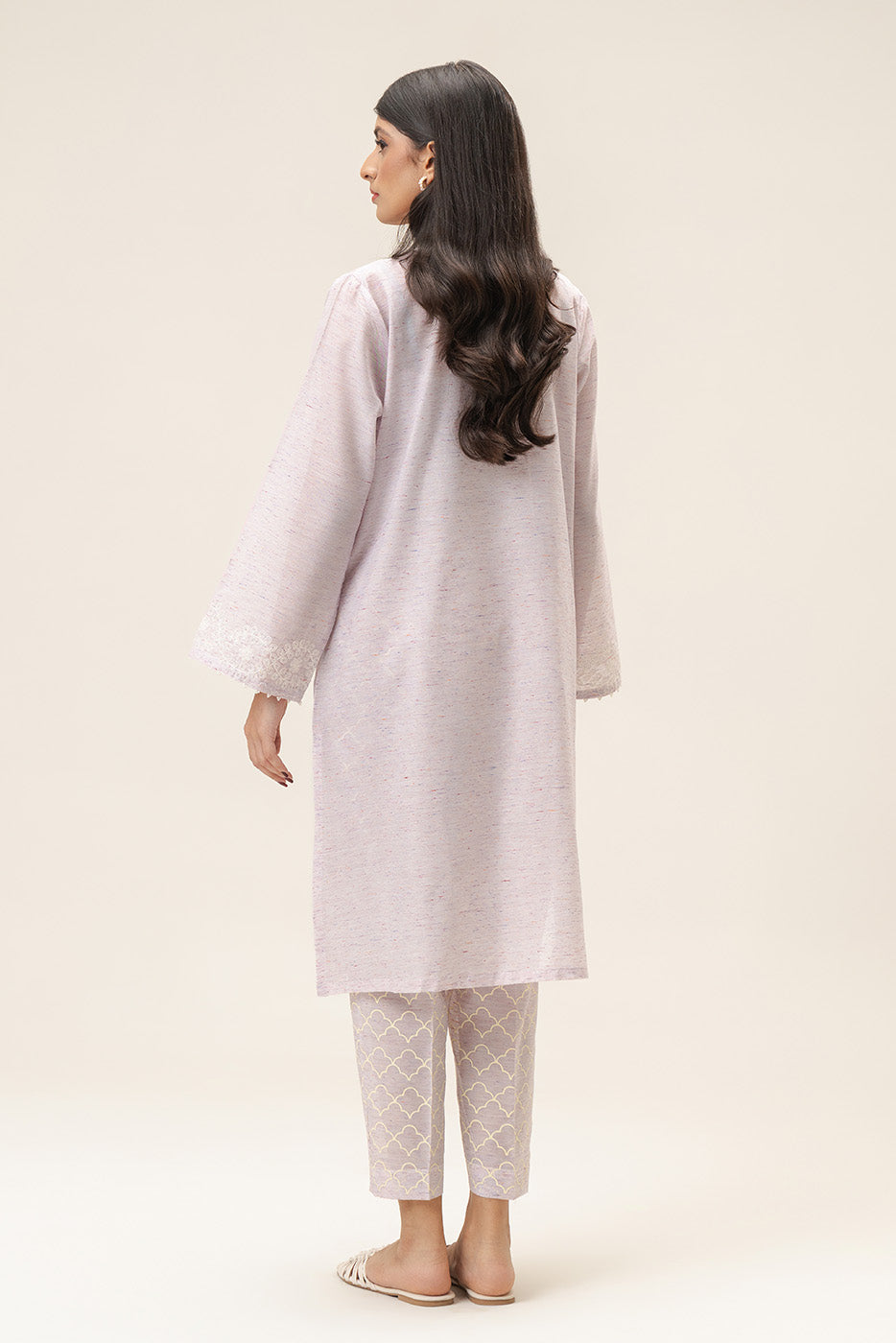 2 PIECE EMBROIDERED SPACE DYED MULTI NAPS SUIT (PRET)