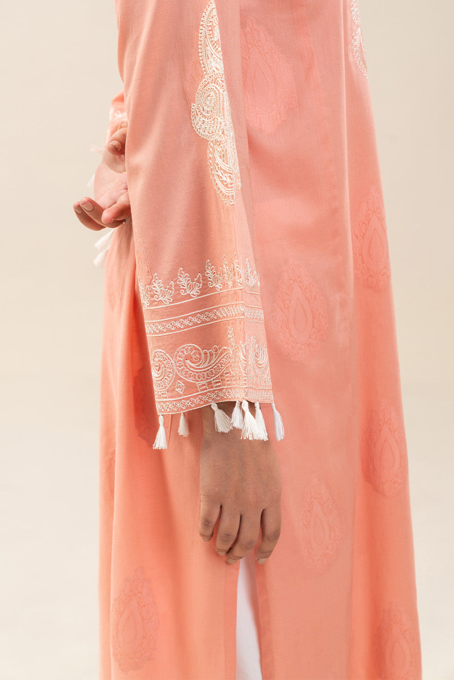 EMBROIDERED BROCHIA SHIRT (PRET)