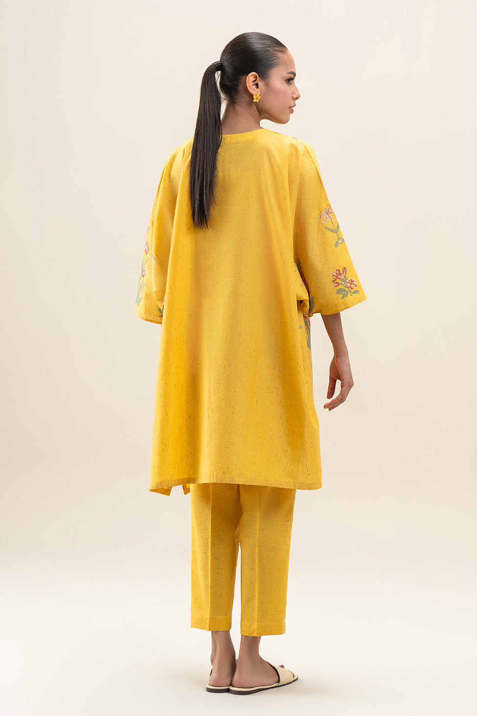 2 PIECE EMBROIDERED MULTI NEPS SUIT (PRET)