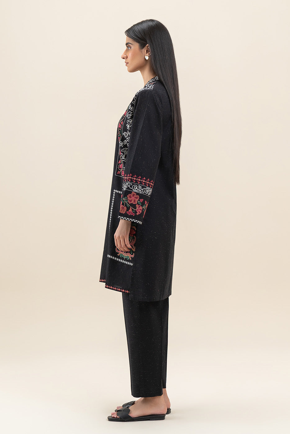 EMBROIDERED MULTI NEPS SHIRT (PRET)
