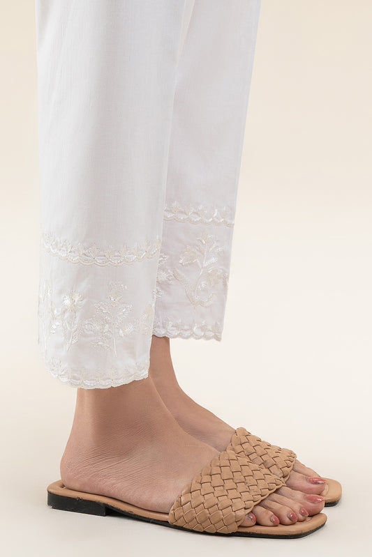 EMBROIDERED STRAIGHT PANTS