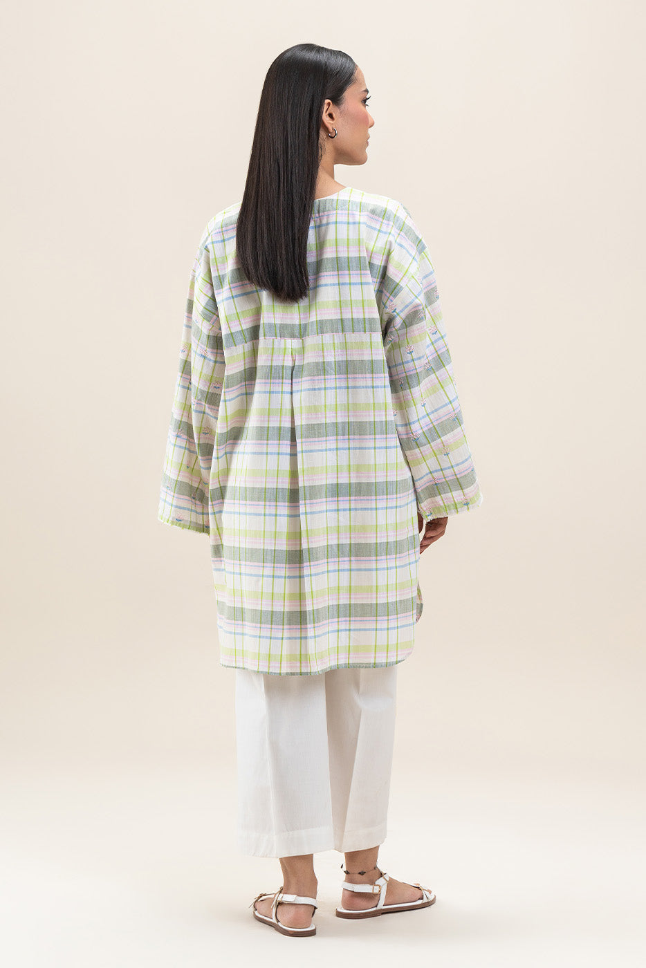 EMBROIDERED YARN DYED SHIRT (PRET)