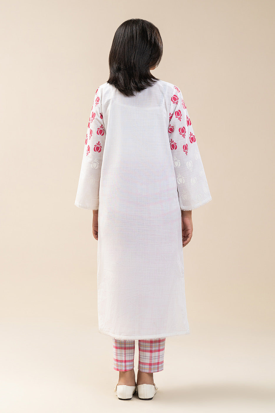 2 PIECE PRINTED TWO WAY SLUB SUIT (PRET)