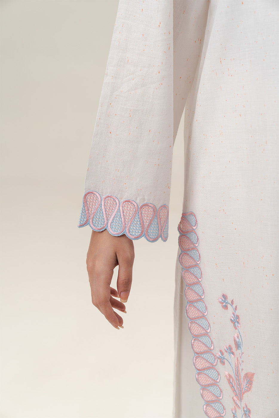 EMBROIDERED NEON NEPS SHIRT (PRET)
