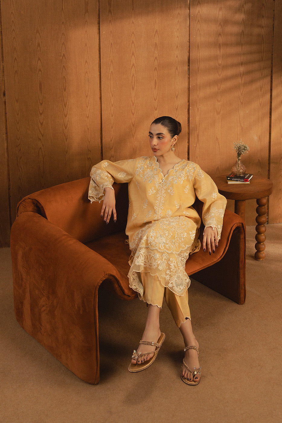 EMBROIDERED MONARK SHIRT (LUXURY PRET)