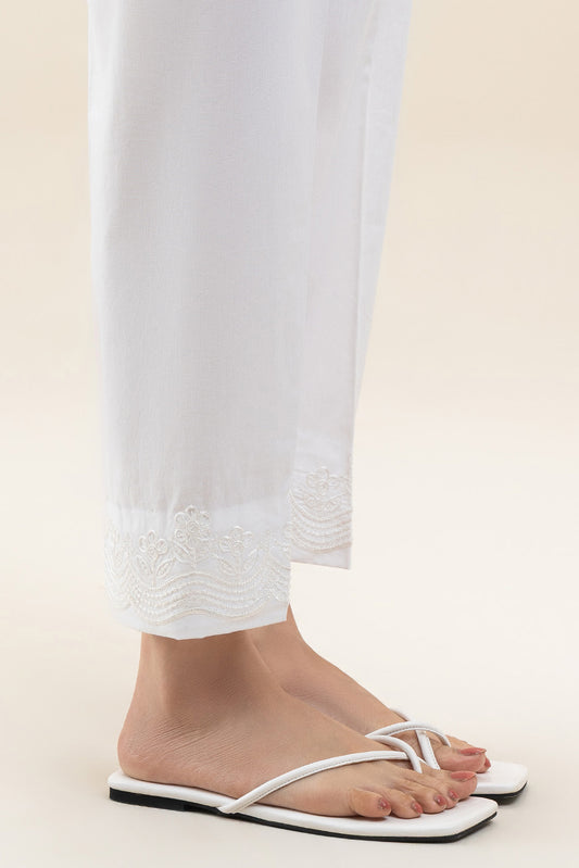EMBROIDERED STRAIGHT PANTS