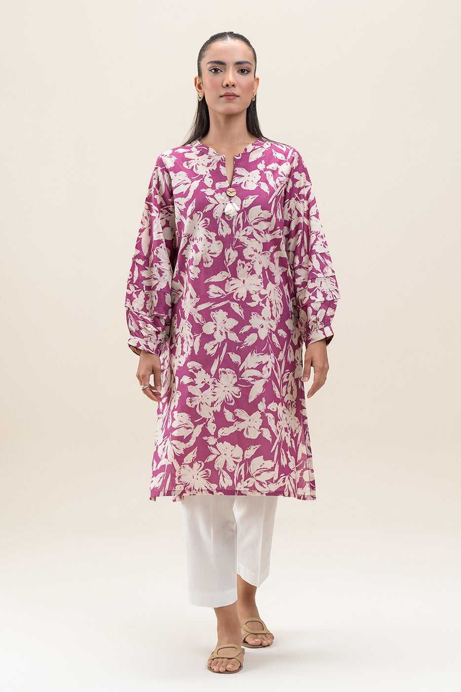 PRINTED LAWN SHIRT (PRET)