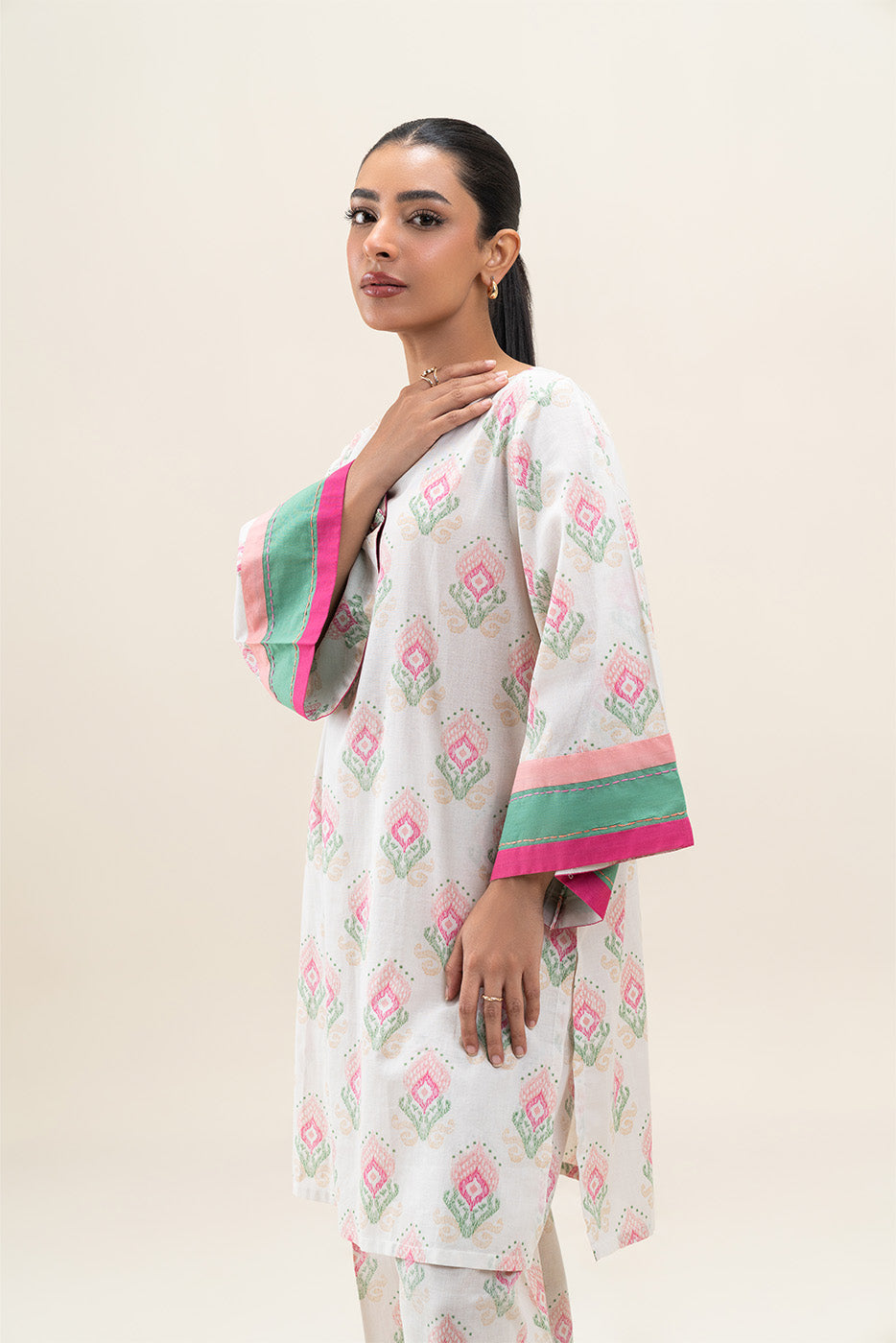 2 PIECE PRINTED LAWN SUIT (PRET)