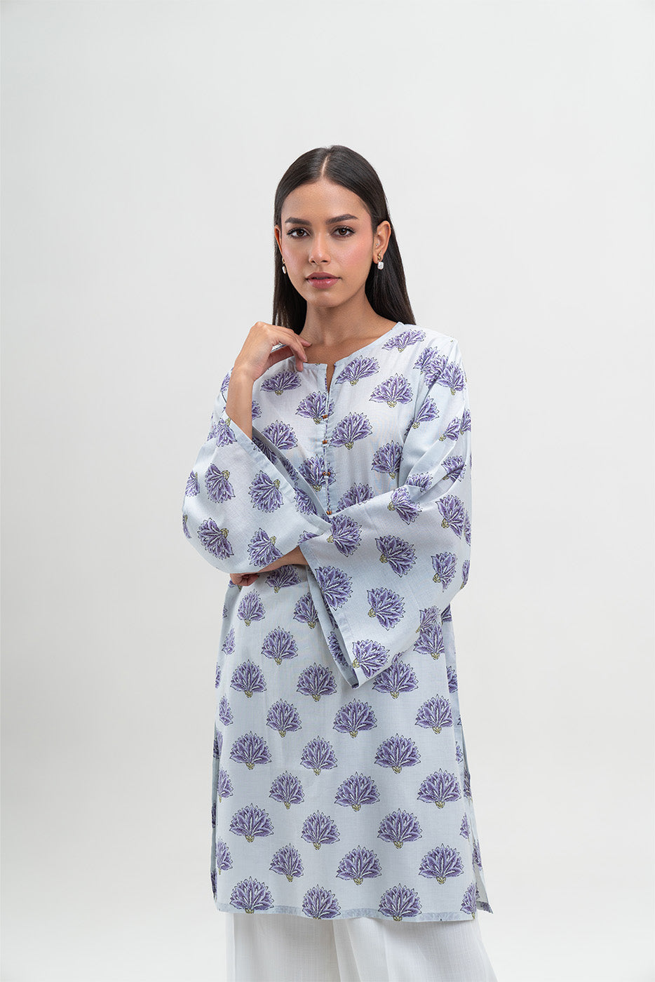 PRINTED LAWN SHIRT (PRET)