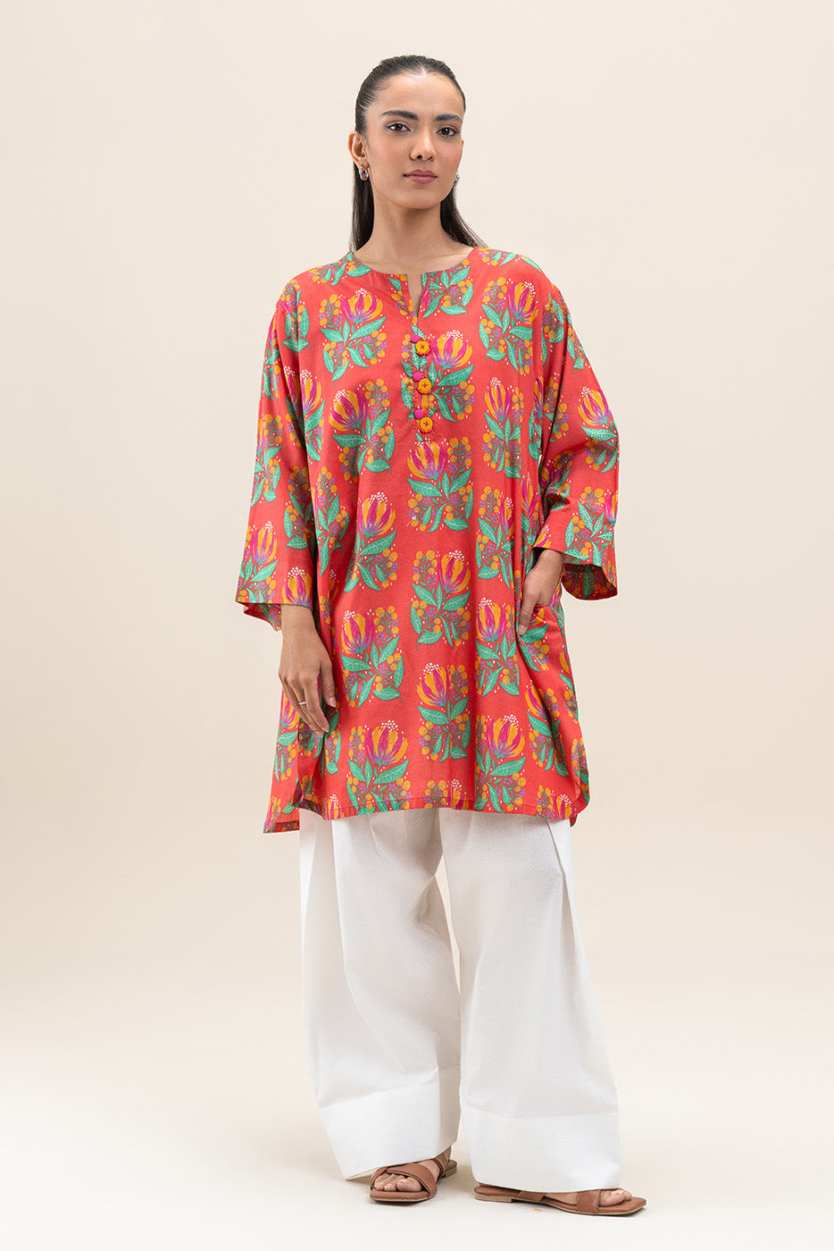 PRINTED LAWN SHIRT (PRET)