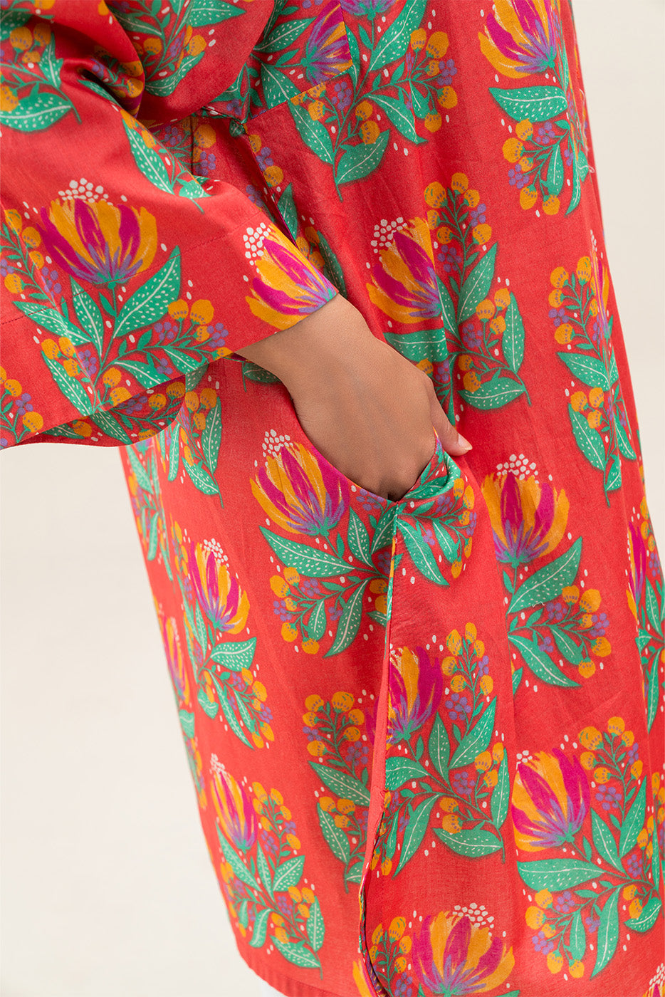 PRINTED LAWN SHIRT (PRET)
