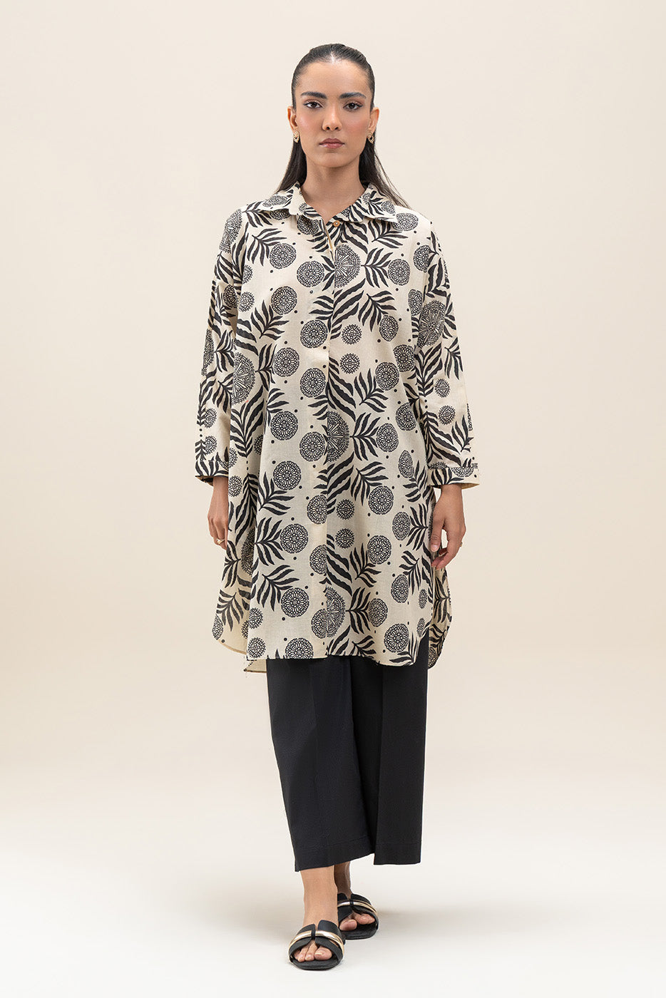 PRINTED LAWN SHIRT (PRET)
