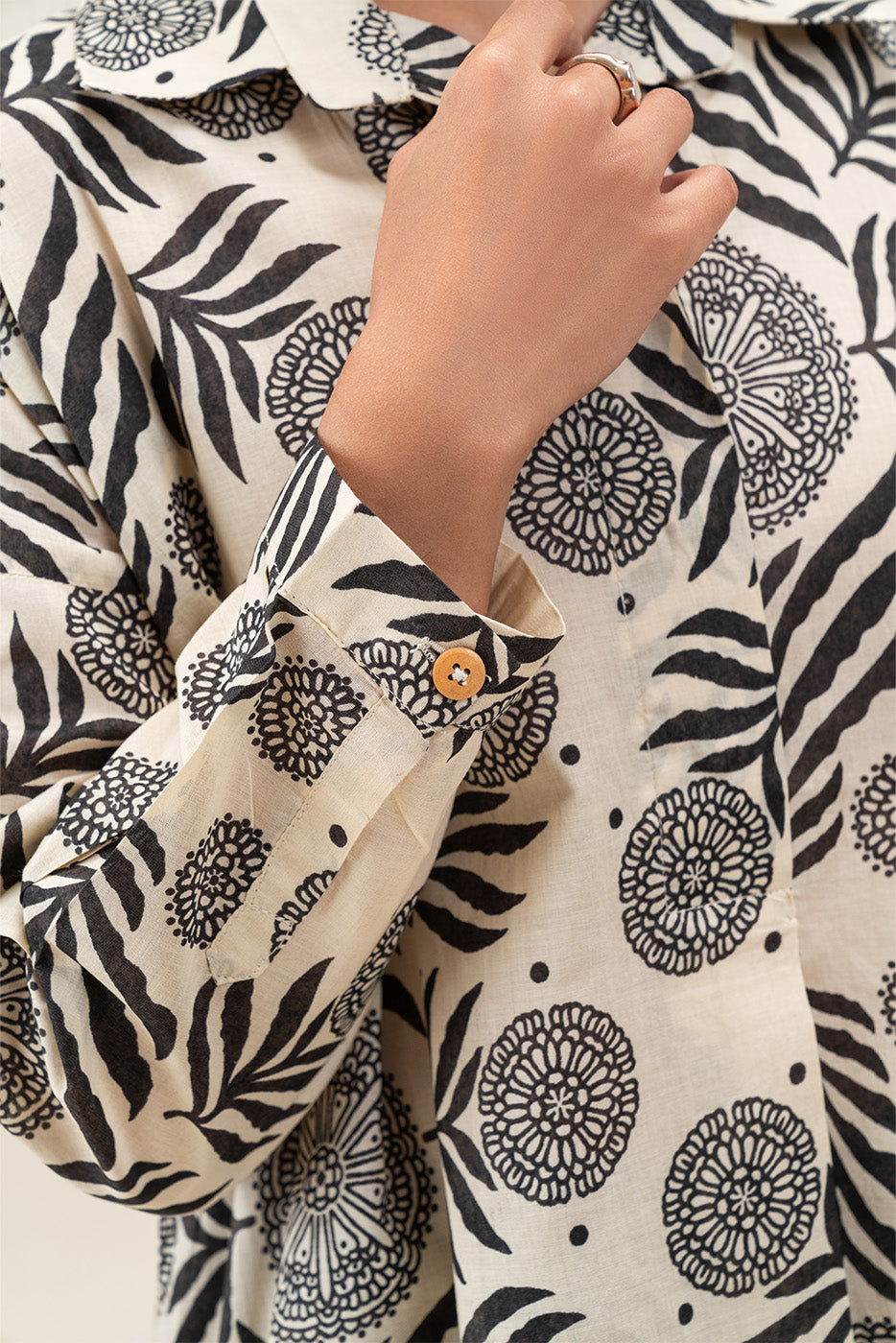 PRINTED LAWN SHIRT (PRET)