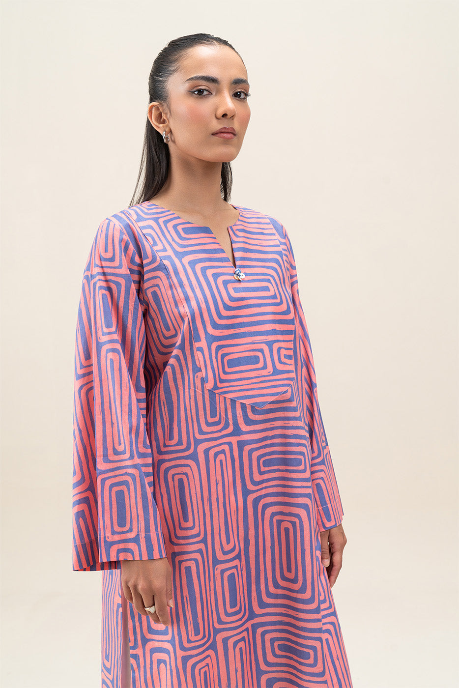 PRINTED LAWN SHIRT (PRET)