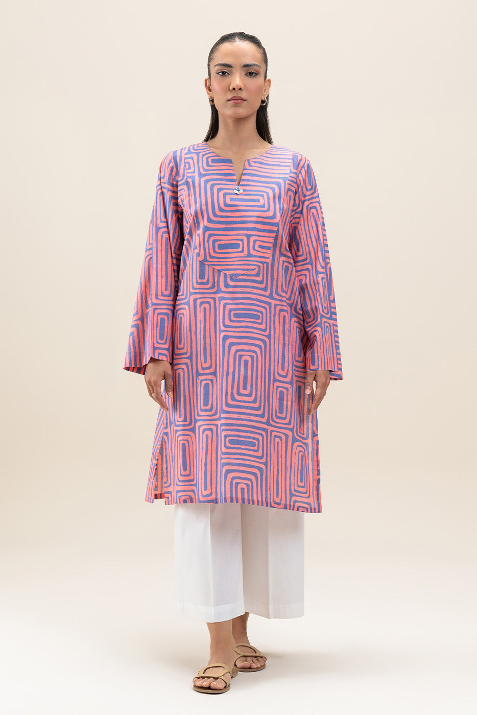 PRINTED LAWN SHIRT (PRET)
