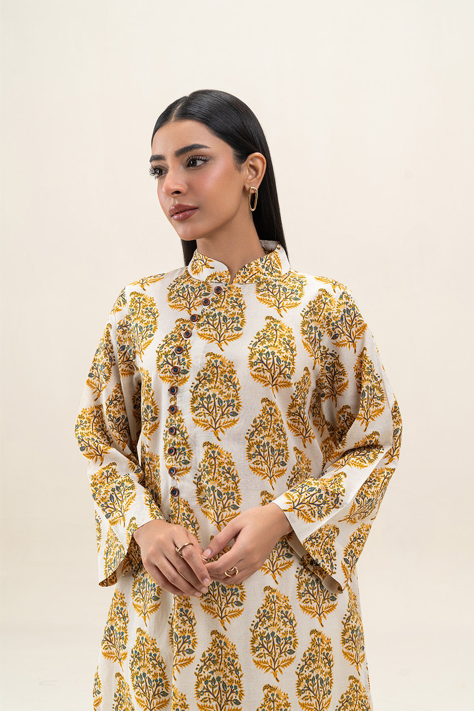 PRINTED LAWN SHIRT (PRET)