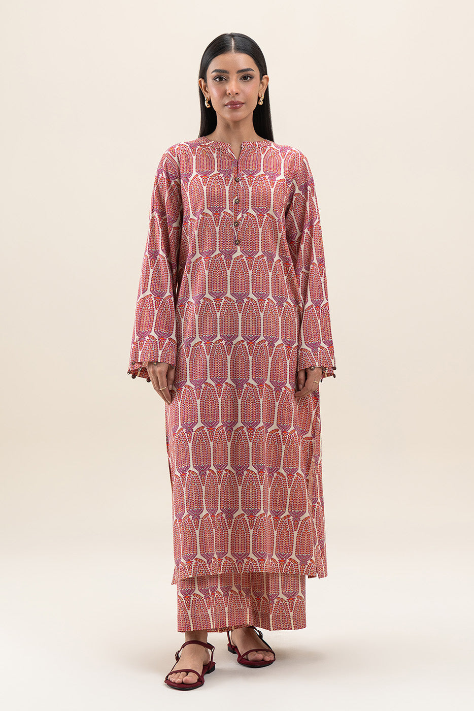PRINTED LAWN SHIRT (PRET)