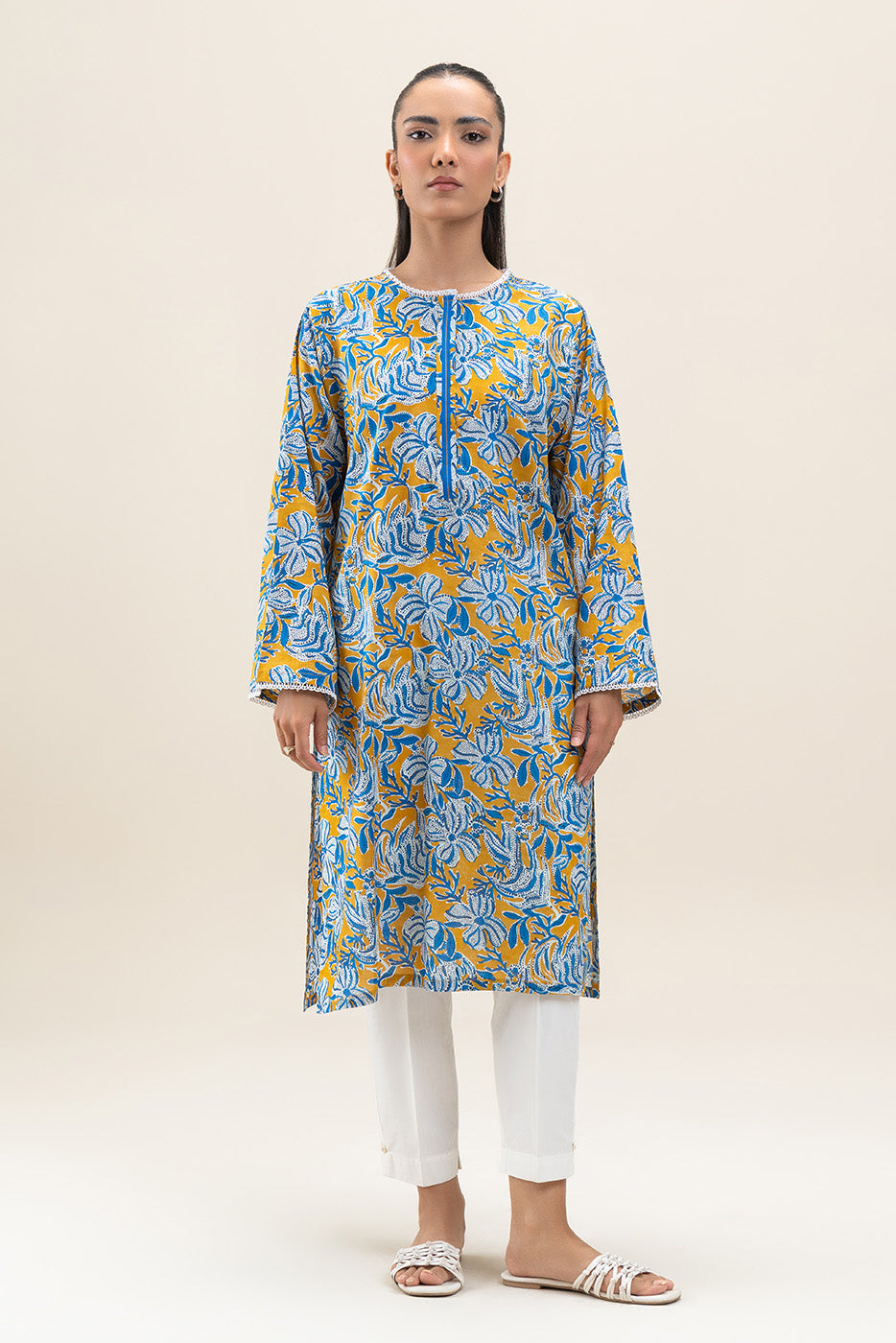 PRINTED LAWN SHIRT (PRET)