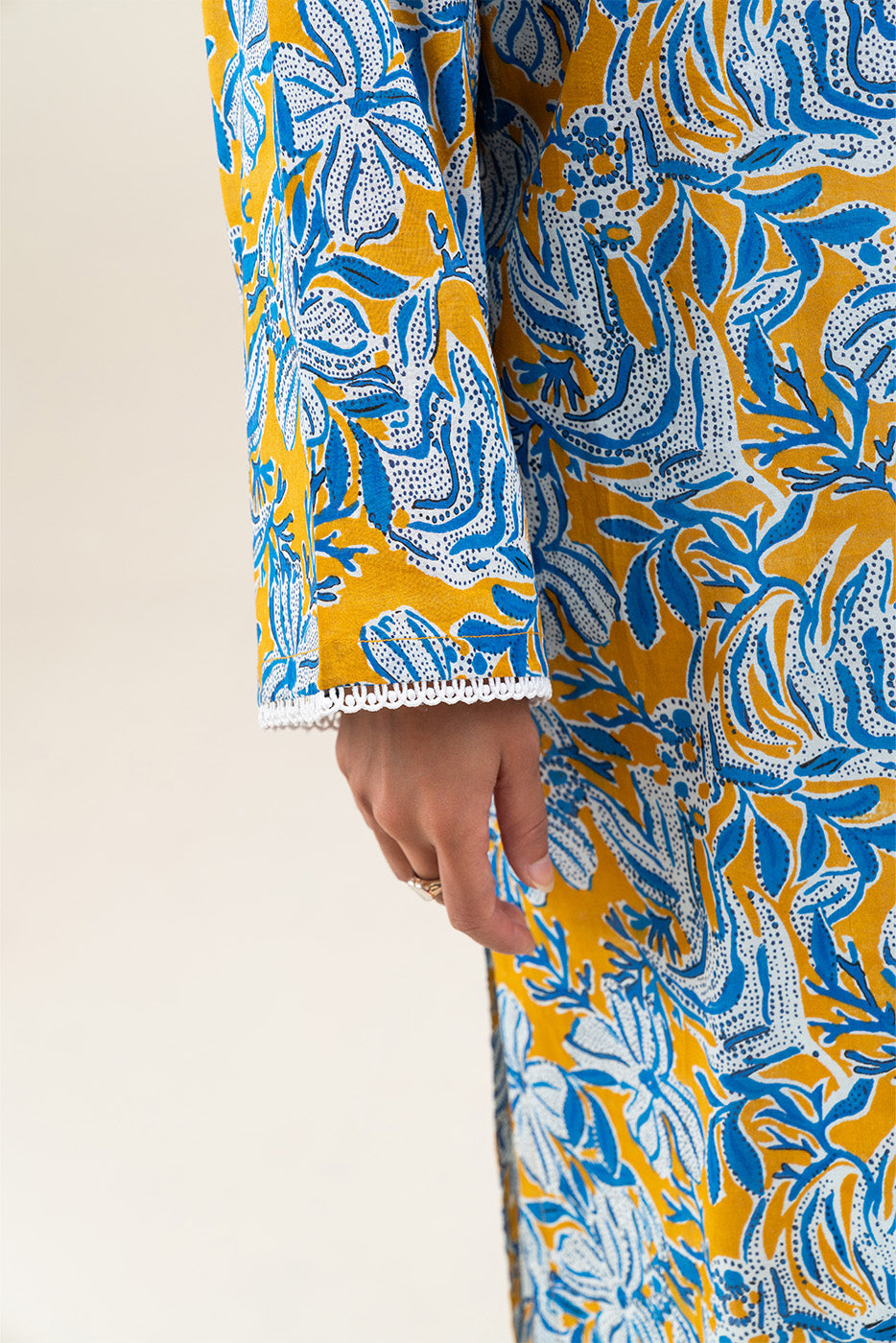 PRINTED LAWN SHIRT (PRET)