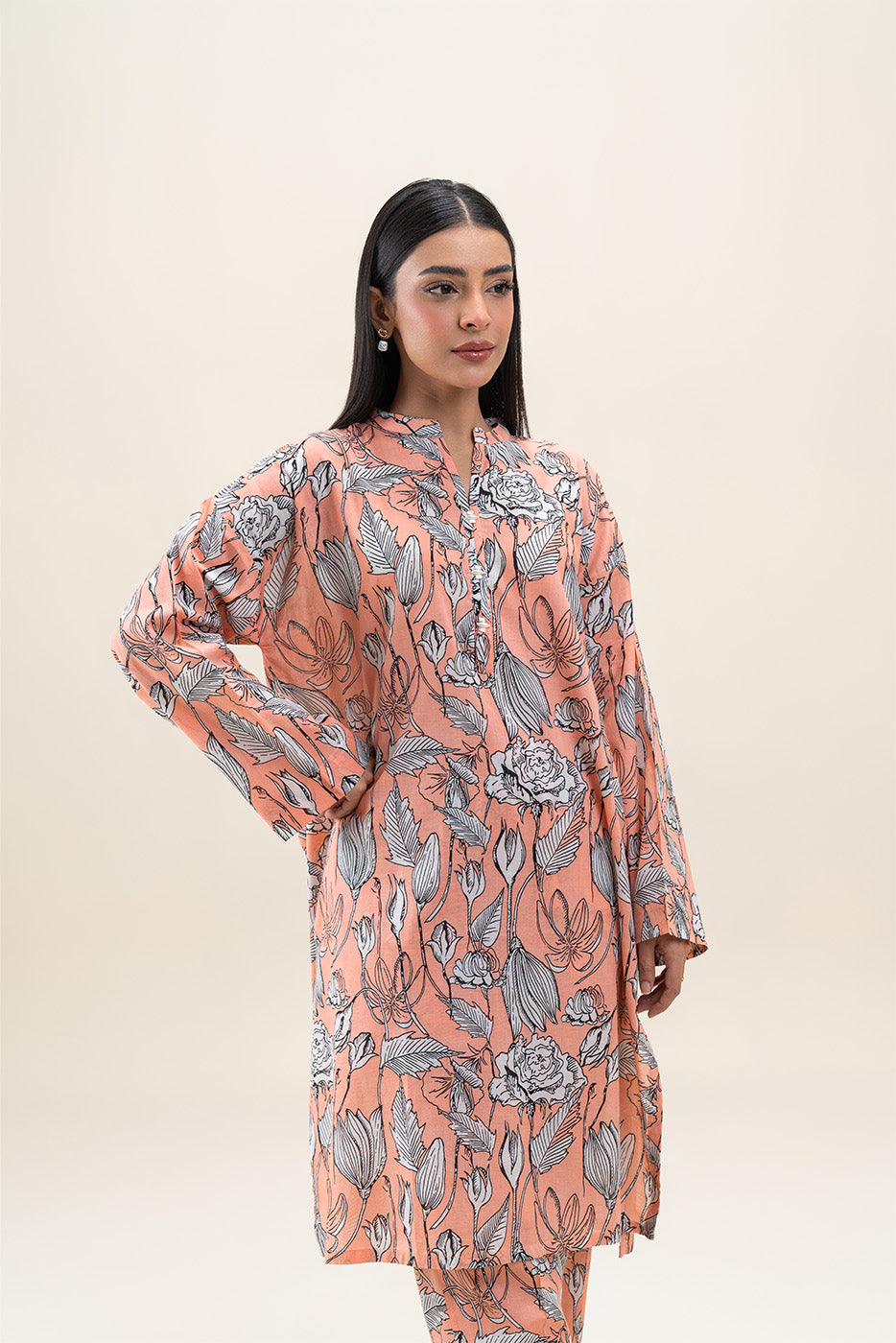 2 PIECE PRINTED LAWN SUIT (PRET)