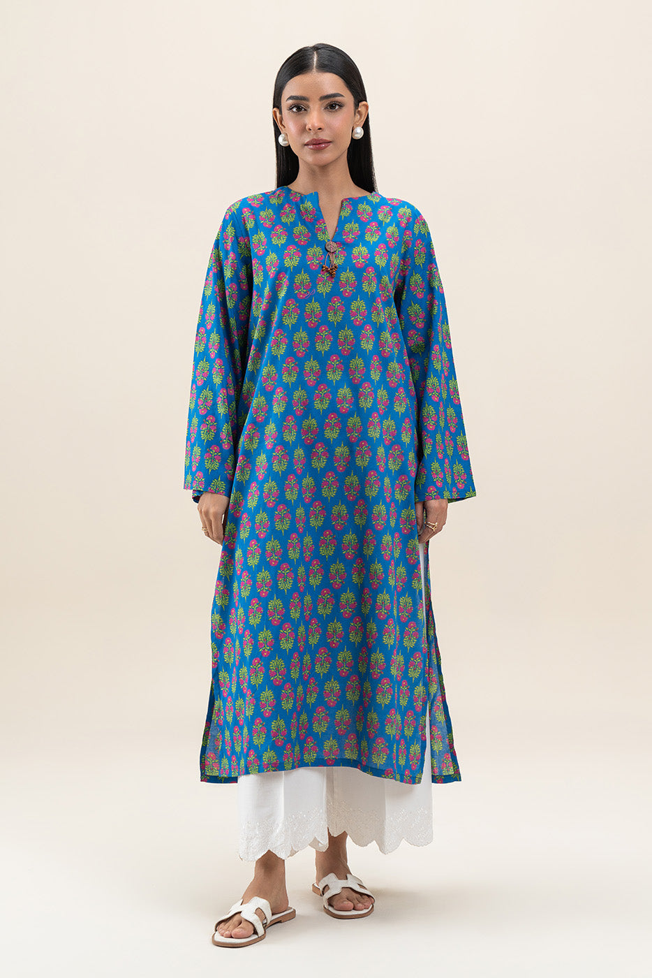 PRINTED LAWN SHIRT (PRET)