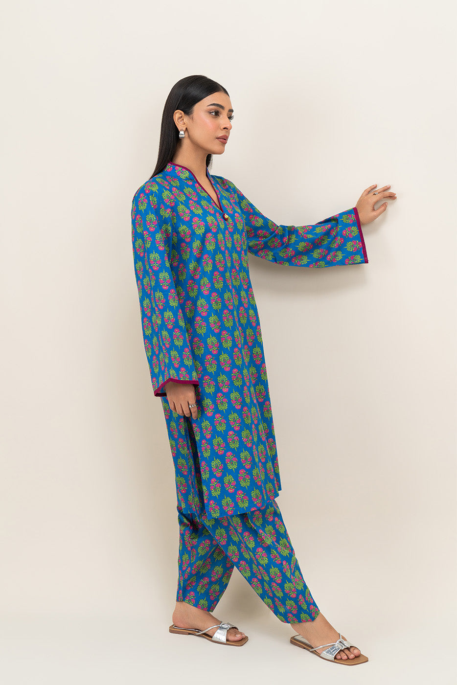 2 PIECE PRINTED LAWN SUIT (PRET)