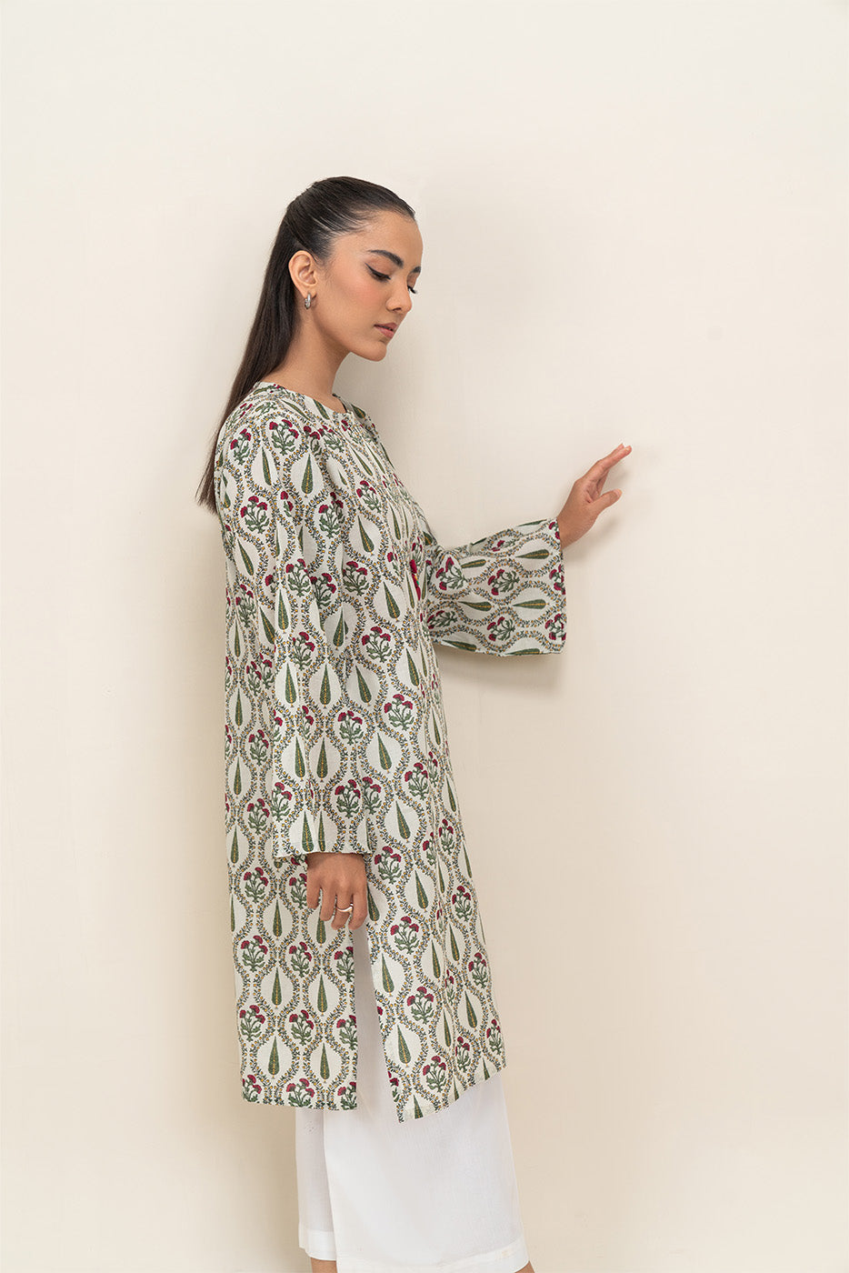 PRINTED LAWN SHIRT (PRET)