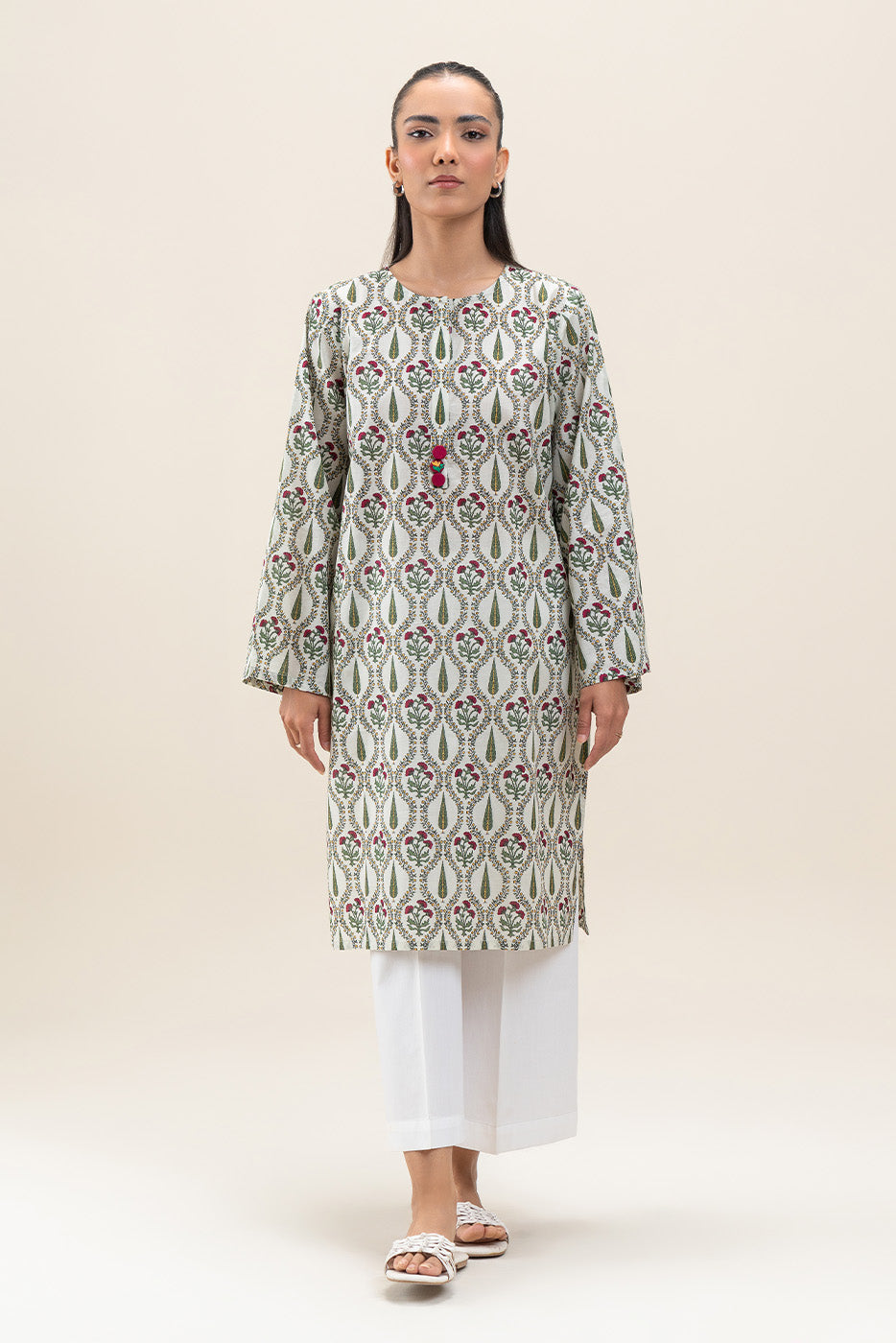 PRINTED LAWN SHIRT (PRET)
