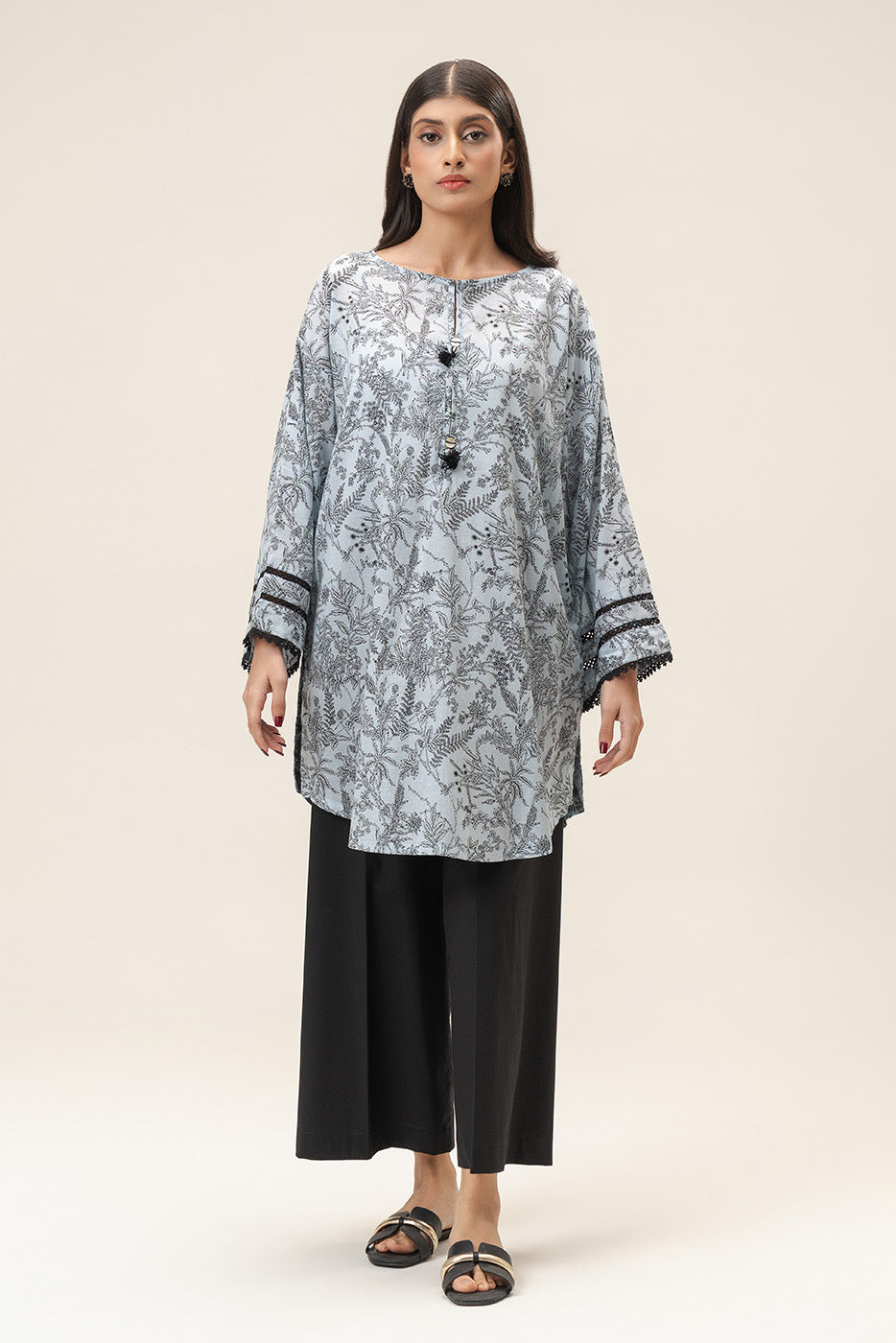 PRINTED LAWN SHIRT (PRET)