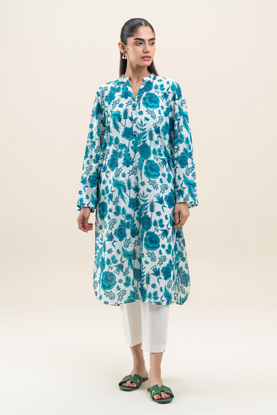 PRINTED LAWN SHIRT (PRET)