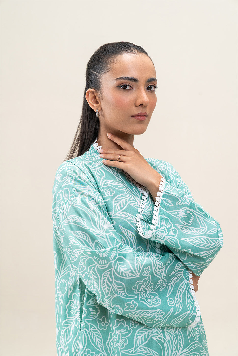 PRINTED LAWN SHIRT (PRET)