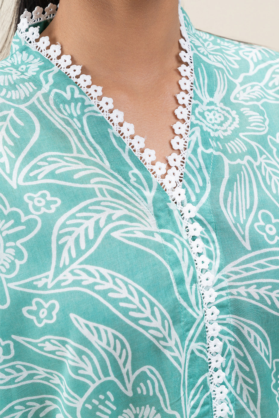 PRINTED LAWN SHIRT (PRET)
