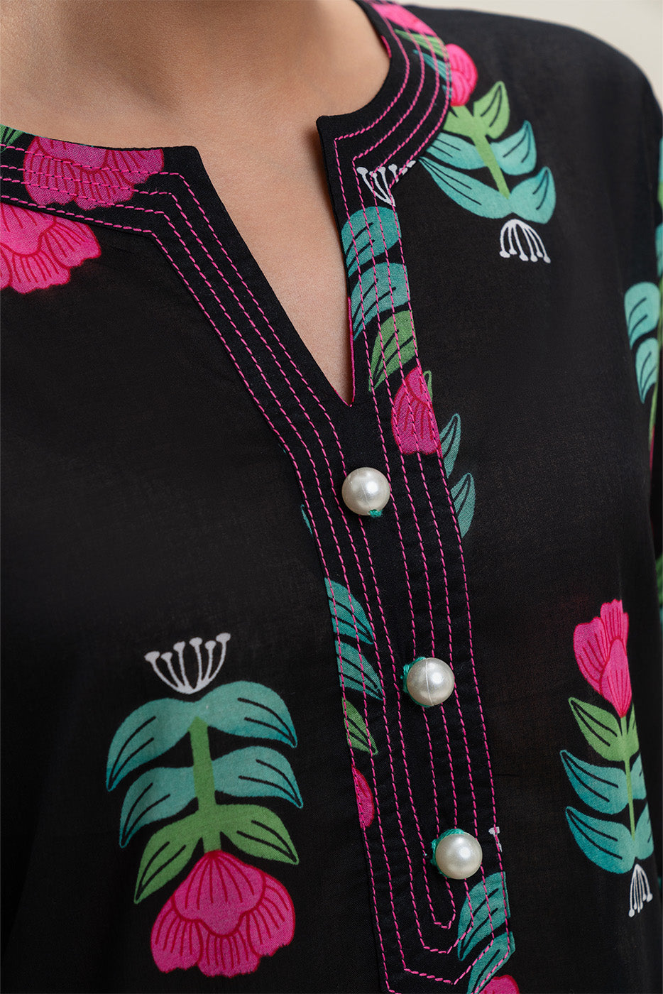 2 PIECE PRINTED LAWN SUIT (PRET)