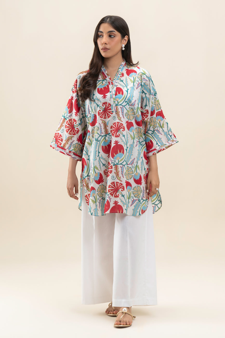 PRINTED LAWN SHIRT (PRET)