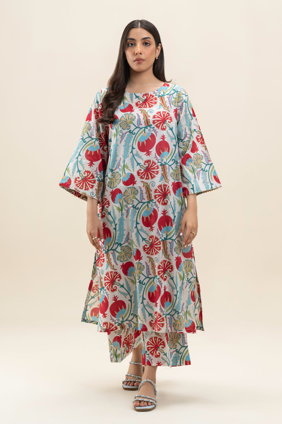 2 PIECE PRINTED LAWN SUIT (PRET)