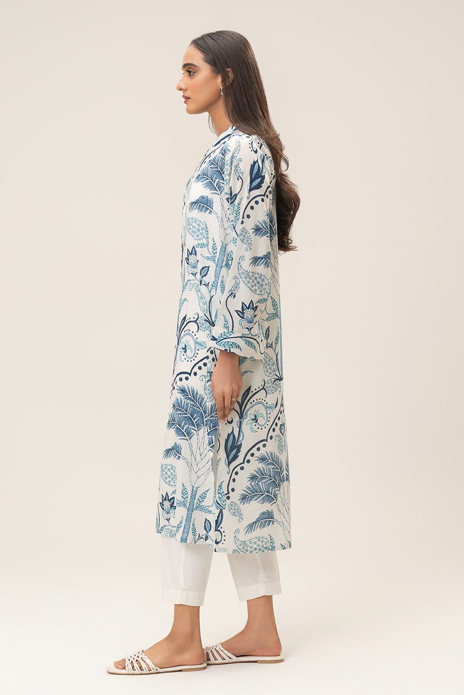 PRINTED LAWN SHIRT (PRET)