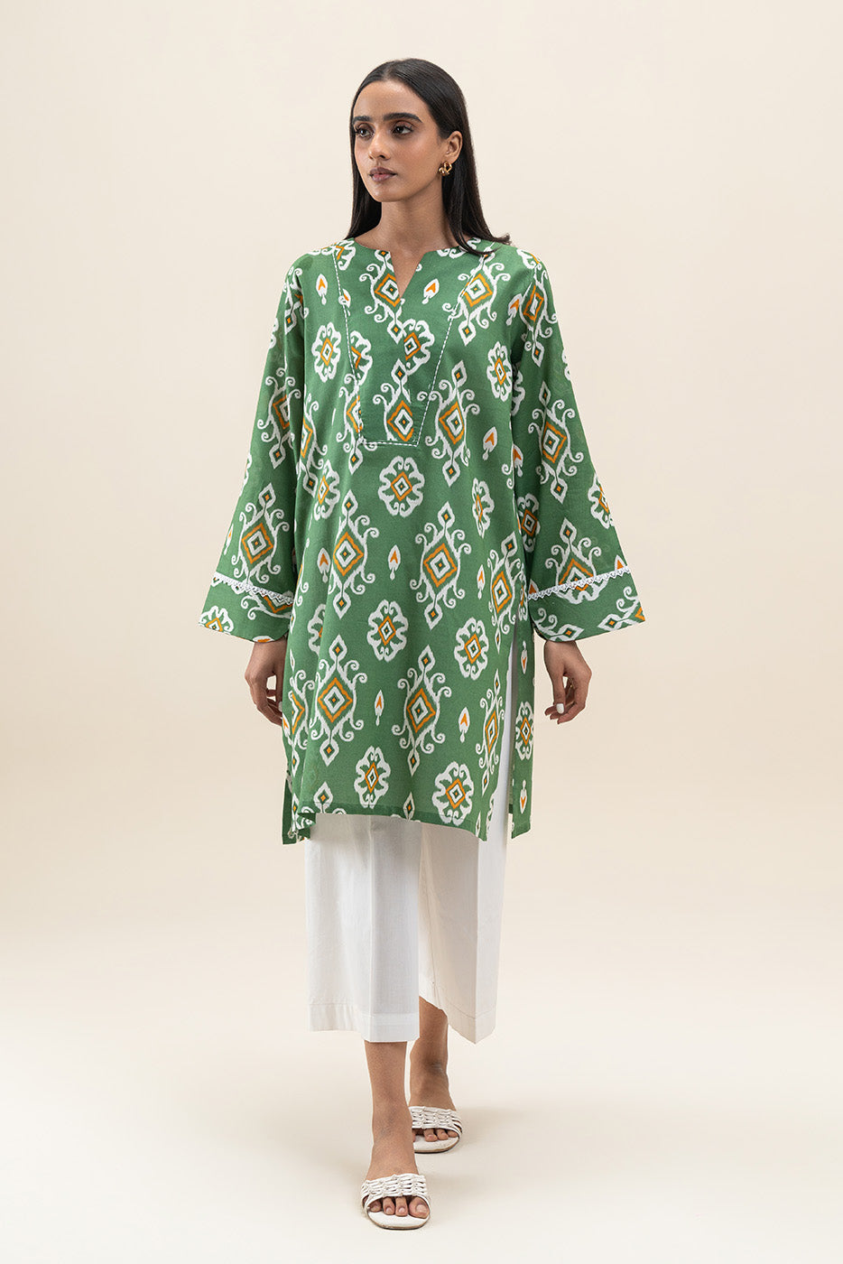 PRINTED LAWN SHIRT (PRET)