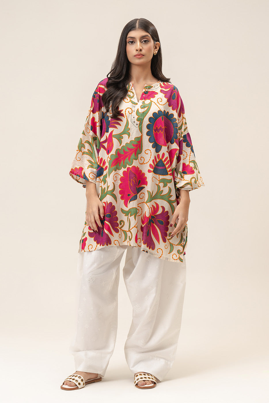 PRINTED LAWN SHIRT (PRET)