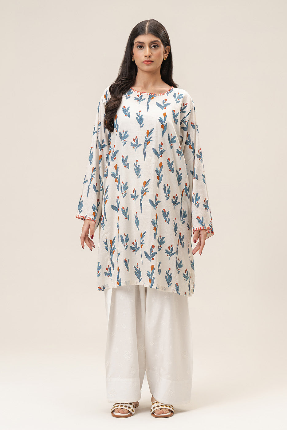 PRINTED LAWN SHIRT (PRET)