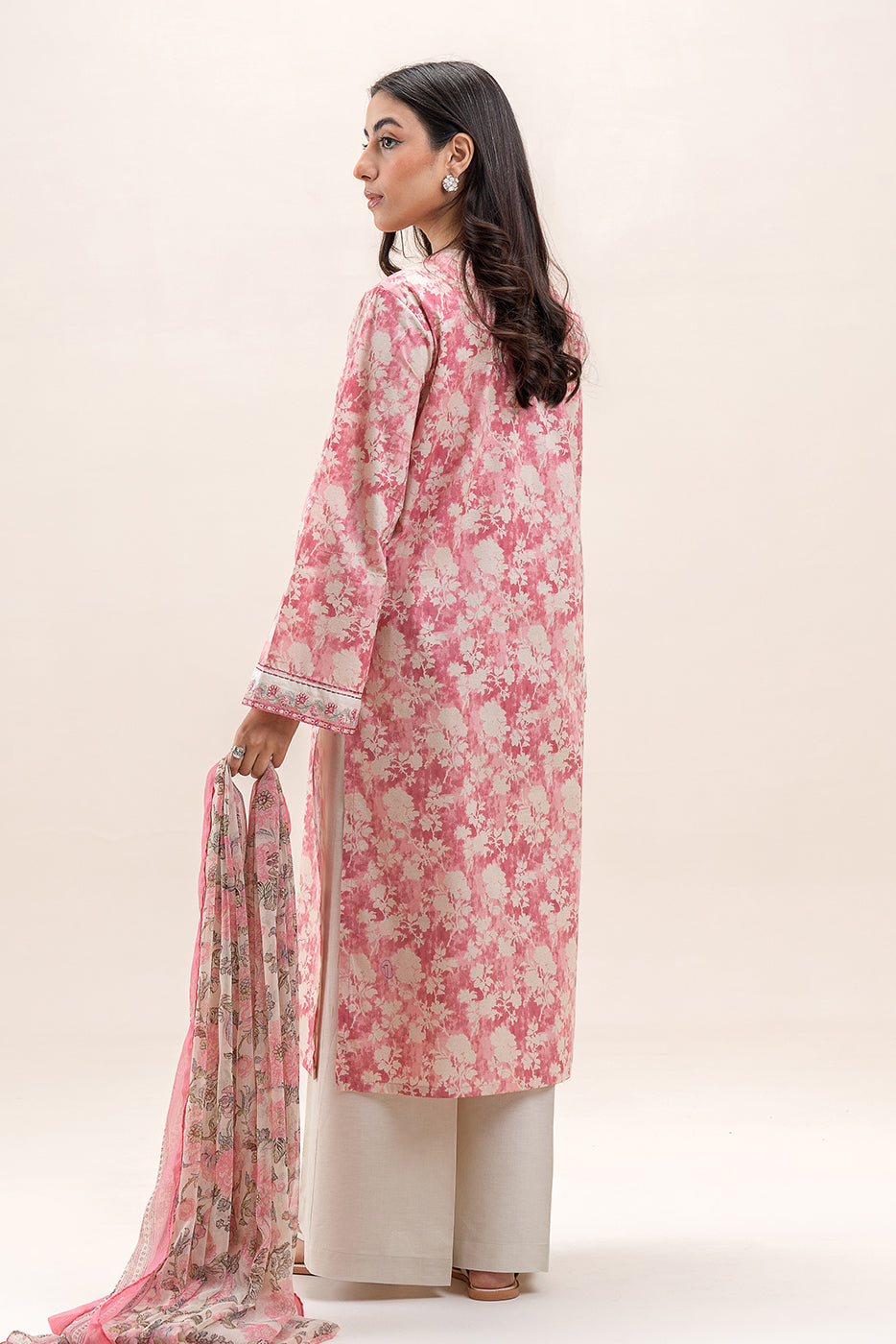 2 PIECE EMBROIDERED LAWN SUIT-ROUGE SILHOUETTE (UNSTITCHED)