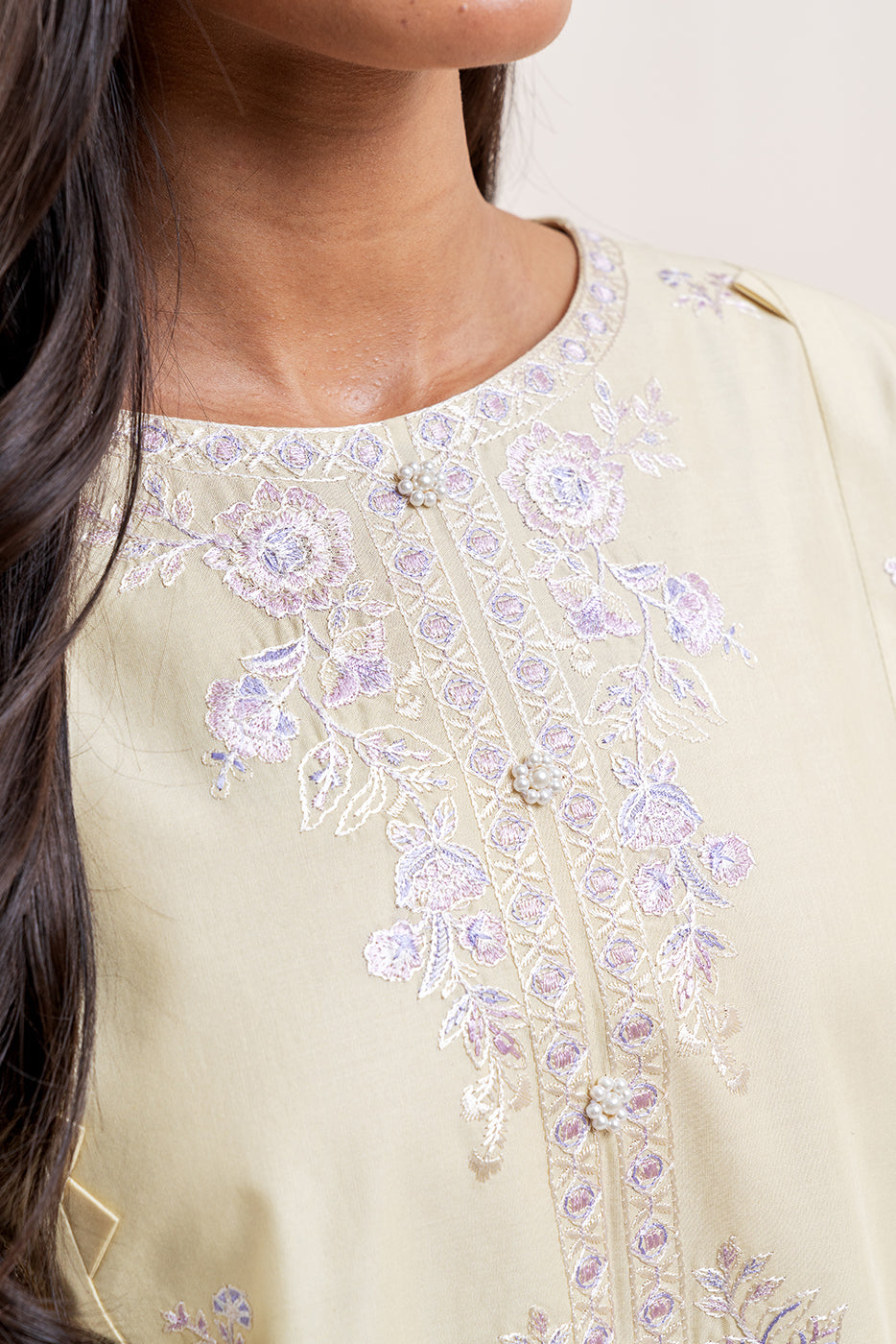3 PIECE EMBROIDERED LAWN SUIT-SUGAR GLADE (UNSTITCHED)