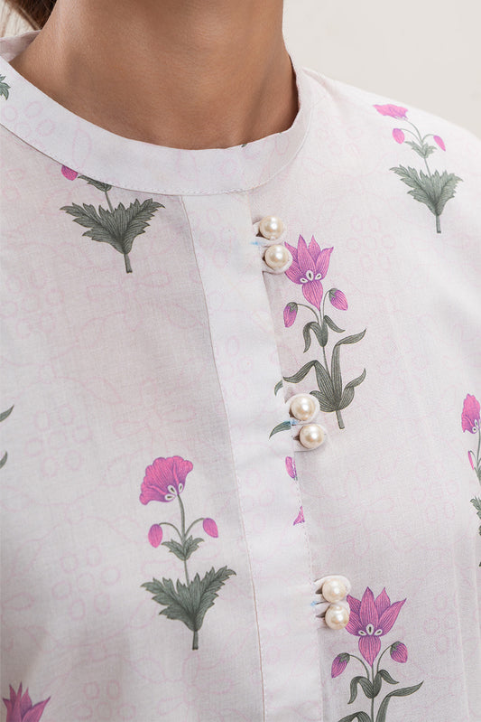 2 PIECE PRINTED LAWN SUIT-PALE TRIBE (UNSTITCHED)