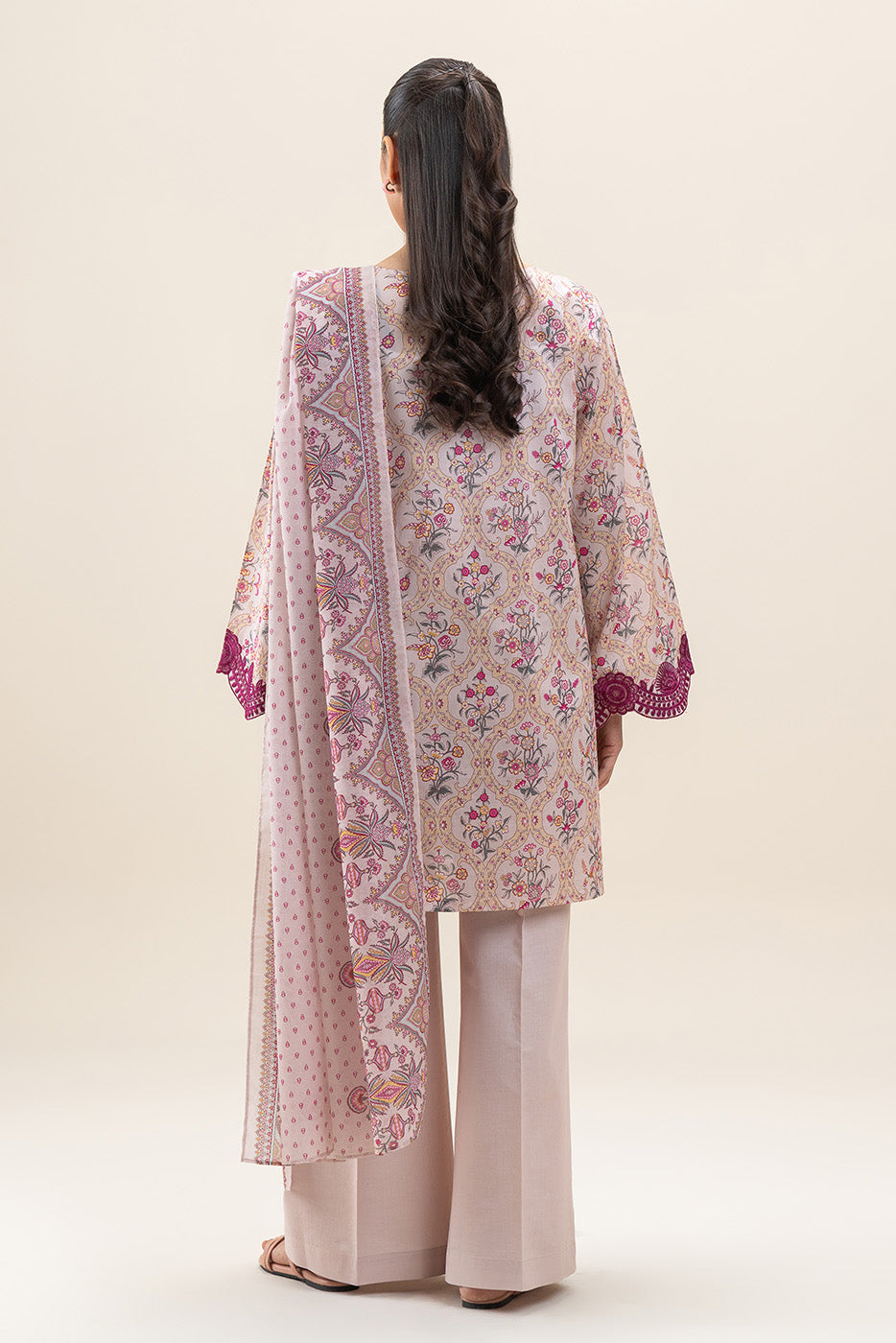 3 PIECE EMBROIDERED LAWN SUIT-IVORY TALE (UNSTITCHED)