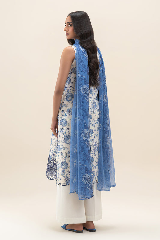 2 PIECE EMBROIDERED LAWN SUIT-SUMMER MELODY (UNSTITCHED)