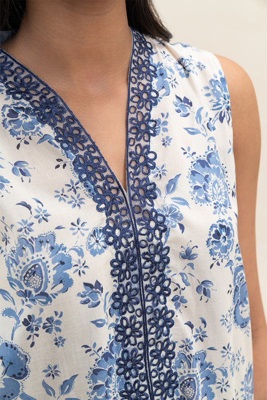 2 PIECE EMBROIDERED LAWN SUIT-SUMMER MELODY (UNSTITCHED)