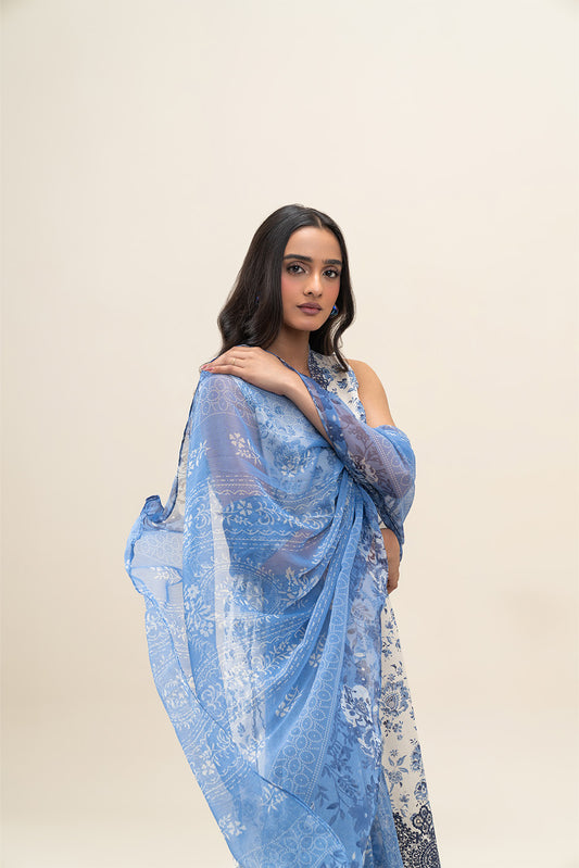 2 PIECE EMBROIDERED LAWN SUIT-SUMMER MELODY (UNSTITCHED)