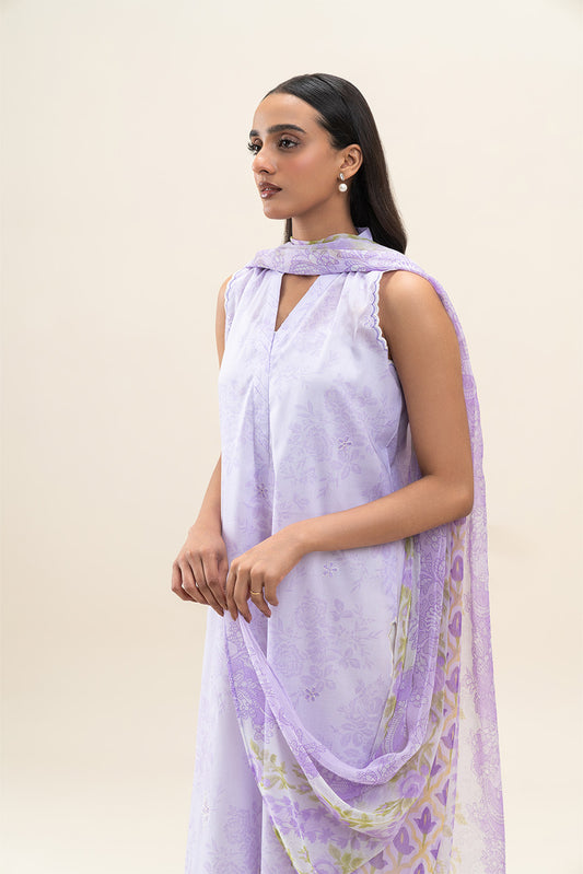 2 PIECE EMBROIDERED LAWN SUIT-WISTERIA TRELLIS (UNSTITCHED)