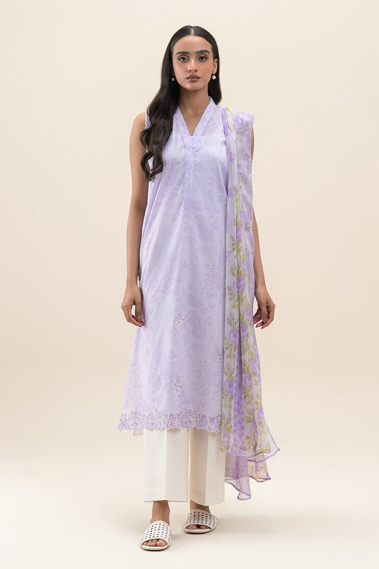 2 PIECE EMBROIDERED LAWN SUIT-WISTERIA TRELLIS (UNSTITCHED)
