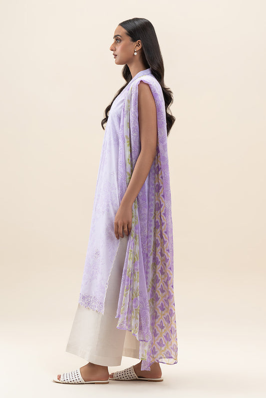 2 PIECE EMBROIDERED LAWN SUIT-WISTERIA TRELLIS (UNSTITCHED)