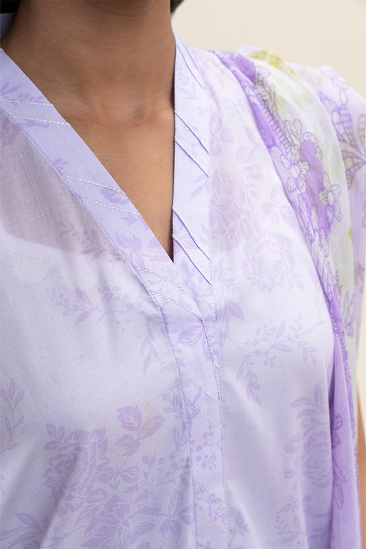 2 PIECE EMBROIDERED LAWN SUIT-WISTERIA TRELLIS (UNSTITCHED)